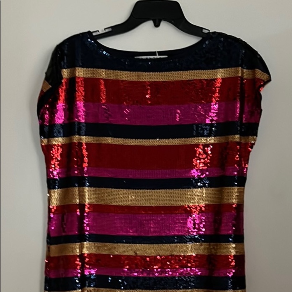 Trina Turk cocktail mini dress sequin multicolor. Never worn…brand new wo tags